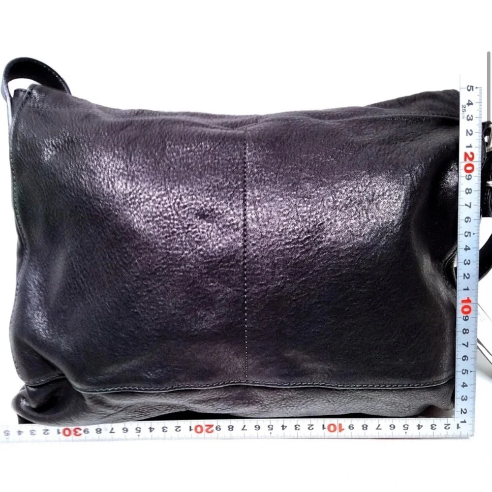 Dolce & Gabbana Black Leather Messenger Bag